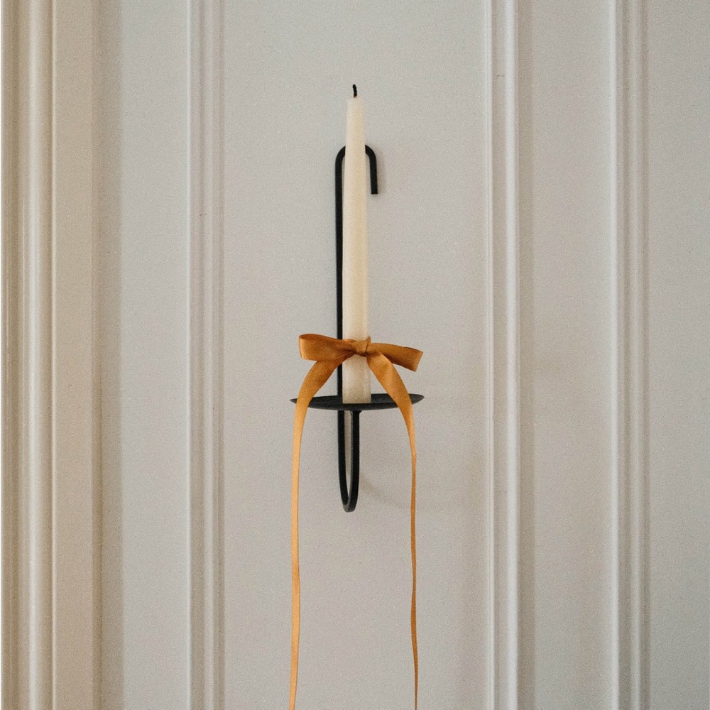 Iron Taper Candle Sconce - SET OF 2 NWT